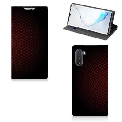 Samsung Galaxy Note 10 | Hoesje met Magneet | Geruit Rood