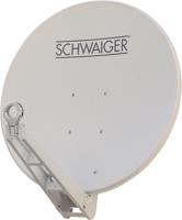 Schwaiger SPI085 Satellietschotel 85 cm Reflectormateriaal: Aluminium Lichtgrijs