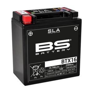 BS BATTERY Batterij gesloten onderhoudsvrij, Batterijen voor motor & scooter, BTX16 SLA