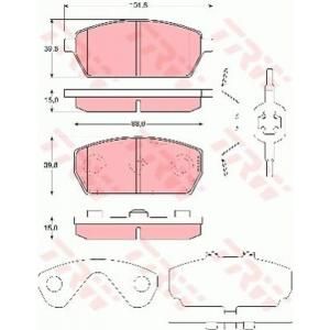 Trw Remblokset GDB3234