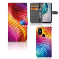 Book Case voor OnePlus Nord N10 Regenboog - thumbnail