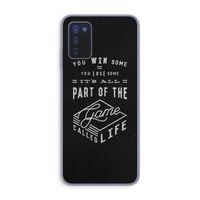 Life: Samsung Galaxy A03s Transparant Hoesje