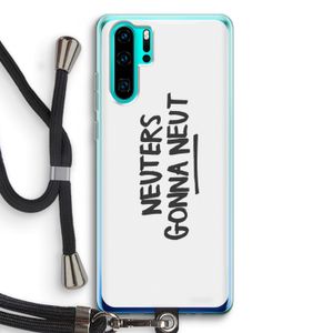 Neuters: Huawei P30 Pro Transparant Hoesje met koord
