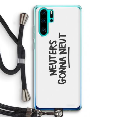Neuters: Huawei P30 Pro Transparant Hoesje met koord