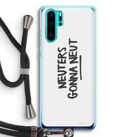Neuters: Huawei P30 Pro Transparant Hoesje met koord