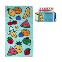 Foodiemals Watermeloen & Zomerfruit Microvezel Strandhanddoek