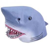 Verkleed Haaien masker - witte haai - levensecht - Carnaval verkleed masker - volwassenen