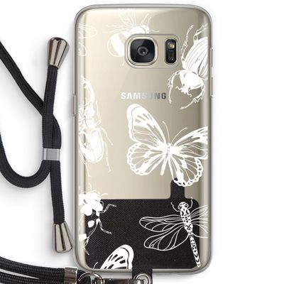 Tiny Bugs: Samsung Galaxy S7 Transparant Hoesje met koord
