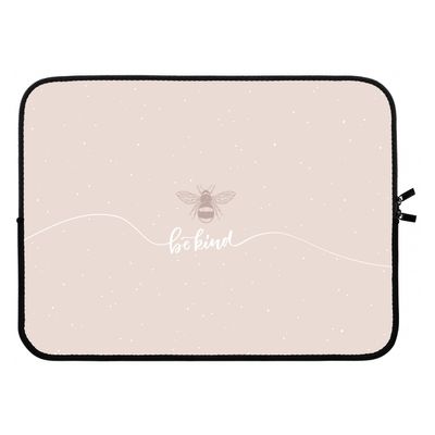 Be(e) kind: Laptop sleeve 15 inch