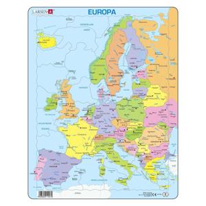Selecta Larsen legpuzzel kaart europa, 37st.