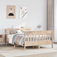 Bedframe zonder matras massief grenenhout 150x200 cm