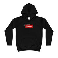 Hoodie regular zwart - kids - Wij zijn het Legioen