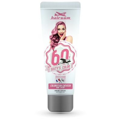 Hairgum Semi Permanent Color Sixty's Color Pink 60ml Hairgum Semi Permanent Color Sixty's Color Pink 60ml