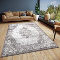 Vintage Vloerkleed Tanger - Crème / Grijs maat: 280x200cm - materiaal: Polypropyleen - Dekbed-Discounter.nl