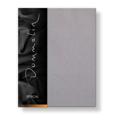 Dommelin Dommelin Hoeslaken Uni Percal 200TC 584 Muisgrijs 160x210/30