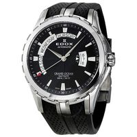 Horlogeband Edox 83006-3 Rubber Zwart