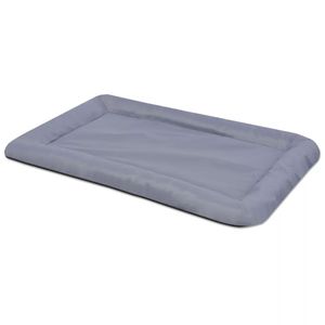 VidaXL Hondenmatras maat l grijs