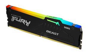 Kingston FURY Beast RGB Werkgeheugenmodule voor PC DDR5 16 GB 1 x 16 GB Non-ECC 4800 MHz 288-pins DIMM CL38 KF548C38BBA-16