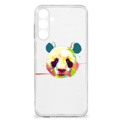 Samsung Galaxy A16 Telefoonhoesje met Naam Panda Color Samsung Galaxy A16 Telefoonhoesje met Naam Panda Color