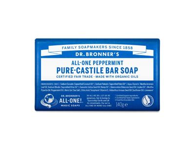 Dr. Bronner&apos;s Zeepblok - pure castile - pepermunt
