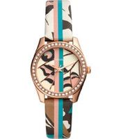 Horlogeband Fossil ES4609 Leder Multicolor 16mm