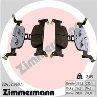 Remblokkenset, schijfrem rd:z 224029601