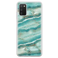 Samsung Galaxy A03s siliconen hoesje - Mamer azuurblauw Samsung Galaxy A03s siliconen hoesje - Mamer azuurblauw