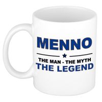 Menno The man, The myth the legend cadeau koffie mok / thee beker 300 ml Menno The man, The myth the legend cadeau koffie mok / thee beker 300 ml