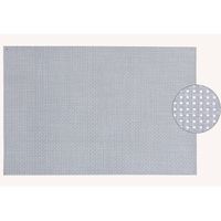 1x Rechthoekige placemats grijs/lila paars kunststof 45 x 30 cm - Placemats