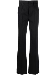 Saint Laurent pantalon droit à taille haute - Noir