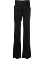 Saint Laurent pantalon droit à taille haute - Noir