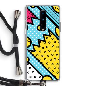 Pop Art #1: OnePlus 8 Transparant Hoesje met koord