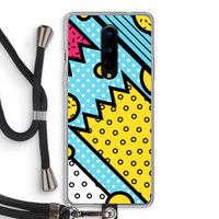 Pop Art #1: OnePlus 8 Transparant Hoesje met koord