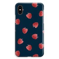 Framboosjes: iPhone XS Max Volledig Geprint Hoesje