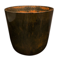 Pot Palermo marble brown D19 H17 - Ts