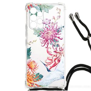 Samsung Galaxy A53 Case Anti-shock Bird Flowers