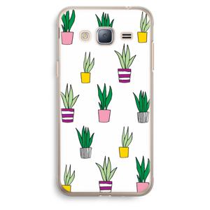 Sanseveria: Samsung Galaxy J3 (2016) Transparant Hoesje