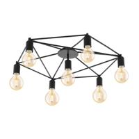 Eglo Plafondlamp Staiti 7-lichts 76cm zwart 97904 - thumbnail