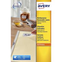 Etiket Avery L4737REV-25 63.5x29.6mm wit 675 etiketten | 5 stuks