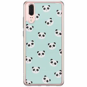 Huawei P20 siliconen hoesje - Panda print