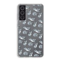 Poezen: Samsung Galaxy S21 FE Transparant Hoesje