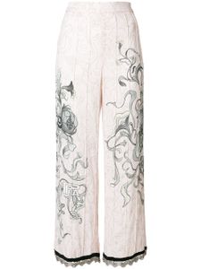 Prada pantalon à fleurs - Rose