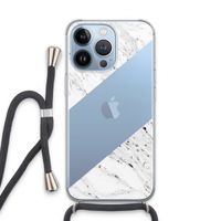 Biggest stripe: iPhone 13 Pro Transparant Hoesje met koord