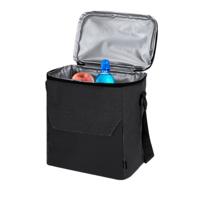 Koeltas Amalfi - voor lunchpakket of drankjes - 15 liter - 23 x 26 x 25 cm - Draagband - Zwart