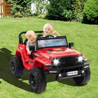 24V Kinder Elektroauto Kinderauto Elektrisch 2-zitter 77 x 115 x 67 cm Rood