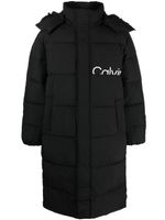 Calvin Klein Jeans gilet matelassé à logo imprimé - Noir