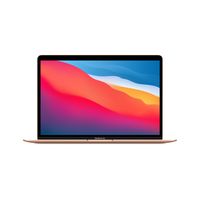 Apple MacBook Air Apple M M1 Laptop 33,8 cm (13.3") 8 GB 256 GB SSD Wi-Fi 6 (802.11ax) macOS Big Sur Goud - thumbnail