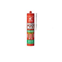 Griffon montagelijm - PolyMax Fix & Seal Express - 425 gram koker - wit Griffon montagelijm - PolyMax Fix & Seal Express - 425 gram koker - wit