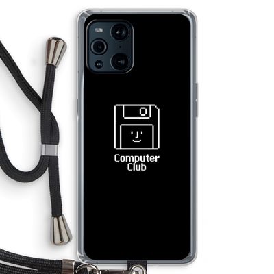 Hello: Oppo Find X3 Transparant Hoesje met koord