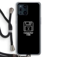 Hello: Oppo Find X3 Transparant Hoesje met koord